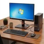 Dell CPO Desktop Computer Set | Intel Core i5 4th Gen | 8GB RAM | 256GB SSD | 4GB Graphics Card | Lenovo ThinkVision 21 Inch LED Monitor | Keyboard & Mouse Included | Refurbished